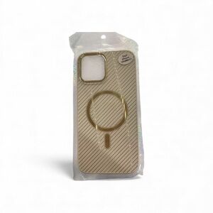 Gold Striped Phone Case for iPhone 12 Pro Max